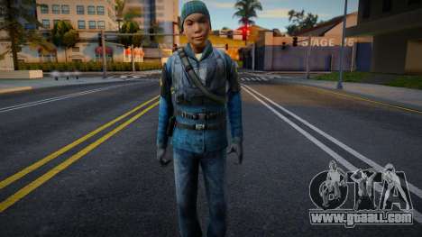 Half-Life 2 Rebels Female v4 for GTA San Andreas