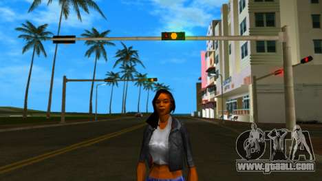 Normal Black Lady for GTA Vice City