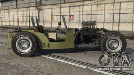 Willys Jeep Hot Rod Gold Fusion