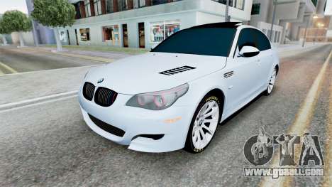 BMW M5 (E60) Columbia Blue for GTA San Andreas