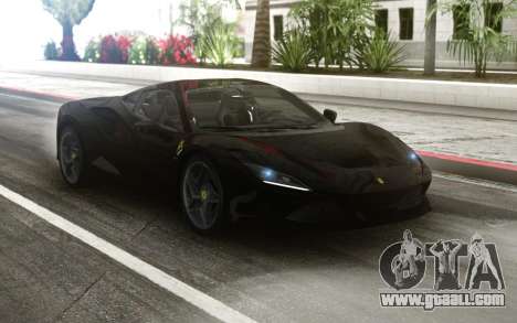Ferrari F8 Tributo Black for GTA San Andreas