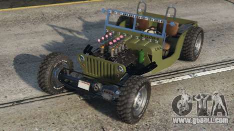 Willys Jeep Hot Rod Gold Fusion