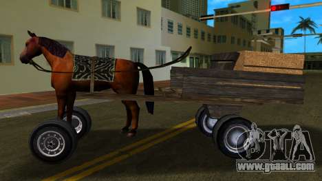 Horse with cart v1 for GTA Vice City