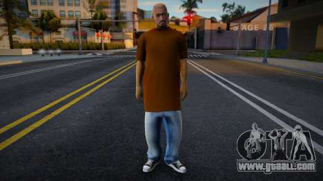 Brown Tshirt Gangsta for GTA San Andreas