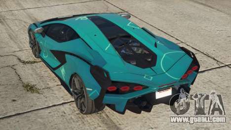 Lamborghini Sian Bondi Blue