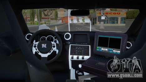 2012 Nissan GT-R R35 Black Edition Police v1.0 for GTA San Andreas