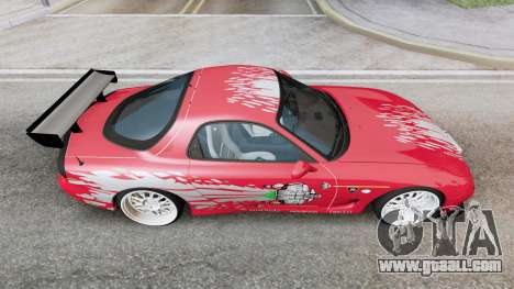 Mazda RX-7 Fast & Furious for GTA San Andreas