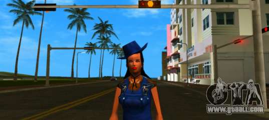 Texan Girl White for GTA Vice City