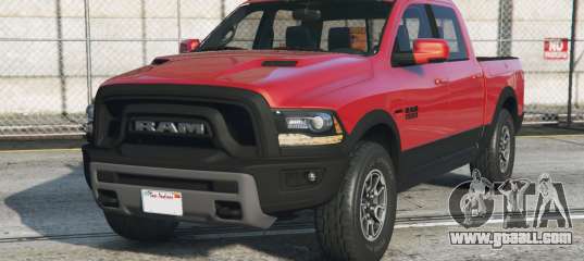 Ram 1500 Rebel Crew Cab Rusty Red [Replace] for GTA 5