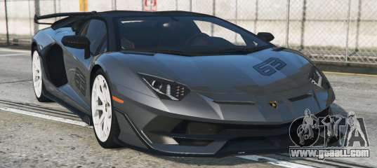 Lamborghini Aventador Svj Stormcloud [replace] For Gta 5