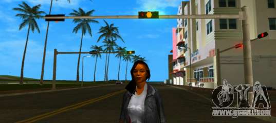 Normal Black Lady for GTA Vice City