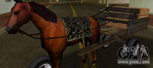 Horse with cart v1 for GTA Vice City
