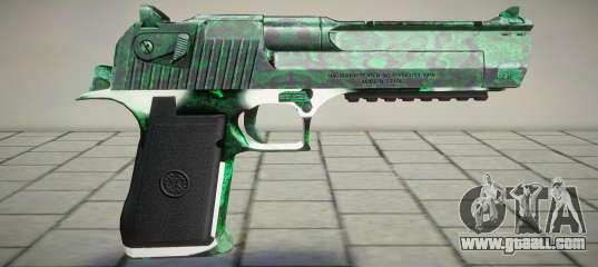 Green Desert Eagle 1 for GTA San Andreas