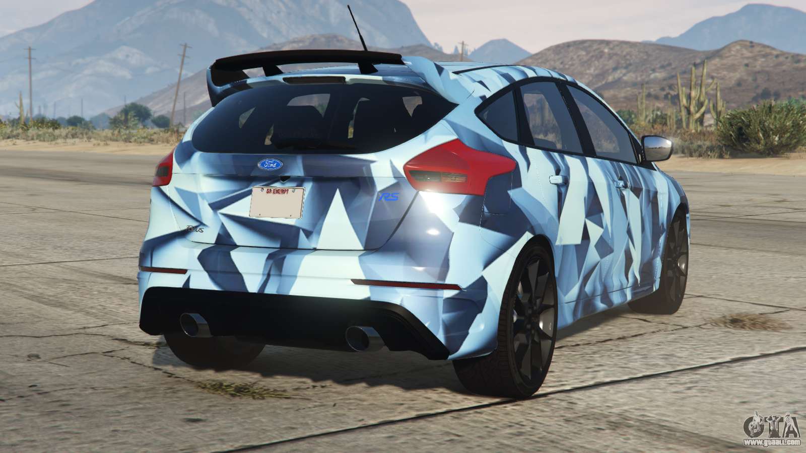 Ford Focus RS Blue Jeans for GTA 5