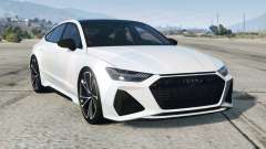 Audi RS 7 Sportback Azureish White for GTA 5