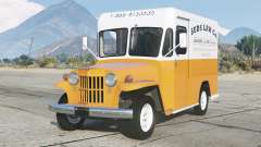 Willys Jeep Economy Delivery Truck Yellow Orange [Add-On] for GTA 5