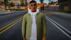 A guy in a green outfit for GTA San Andreas