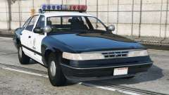 Ford Crown Victoria LSPD Rich Black [Replace] for GTA 5