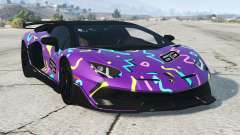 Lamborghini Aventador Grape for GTA 5