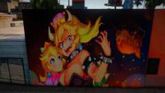 Mural Peach for GTA San Andreas