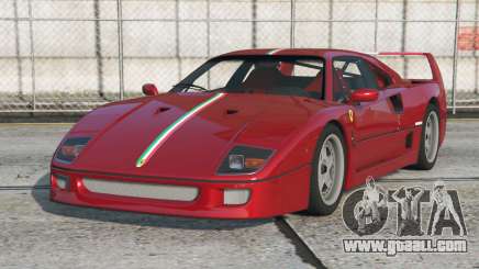 Ferrari F40 Vivid Burgundy [Replace] for GTA 5