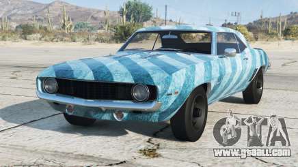 Chevrolet Camaro SS Light Cornflower Blue for GTA 5