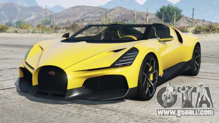 Bugatti W16 Mistral Banana Yellow [Replace] for GTA 5