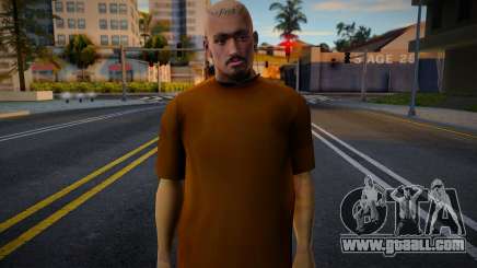 Brown Tshirt Gangsta for GTA San Andreas