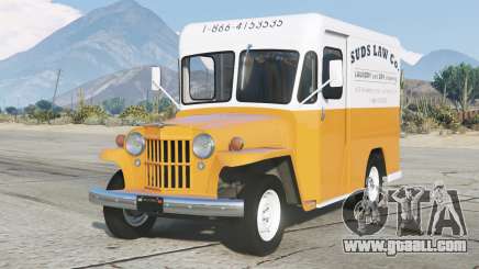 Willys Jeep Economy Delivery Truck Yellow Orange [Add-On] for GTA 5