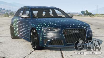 Audi RS 4 Avant Oxford Blue for GTA 5