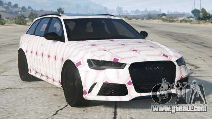 Audi RS 6 Avant White Smoke for GTA 5