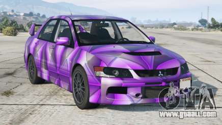 Mitsubishi Lancer Evolution IX MR Purple Plum for GTA 5