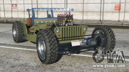 Willys Jeep Hot Rod Gold Fusion [Replace] for GTA 5