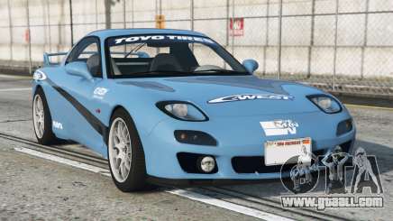 Mazda RX-7 Maximum Blue [Replace] for GTA 5