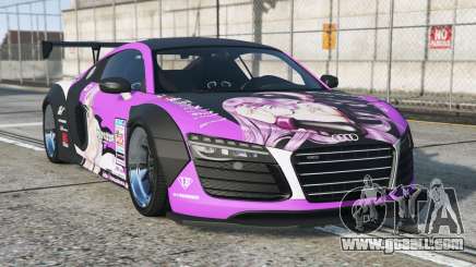 Audi R8 V10 Liberty Walk Fuchsia Pink [Replace] for GTA 5