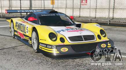 Mercedes-Benz CLK LM AMG Coupe Banana Yellow [Add-On] for GTA 5