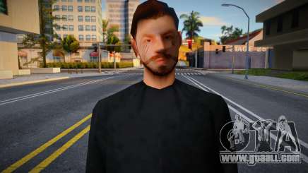 Bearded guy with tattoos for GTA San Andreas