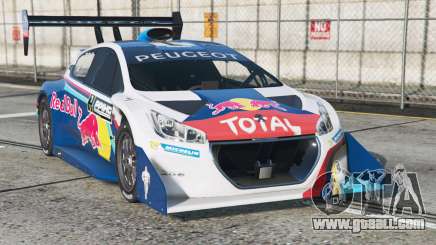 Peugeot 208 T16 Pikes Peak 2013 Congress Blue [Add-On] for GTA 5