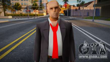 Skin Agent 47 Silverballer Of Hitman for GTA San Andreas