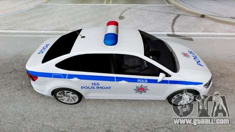 Volkswagen Polo Sedan Polis for GTA San Andreas