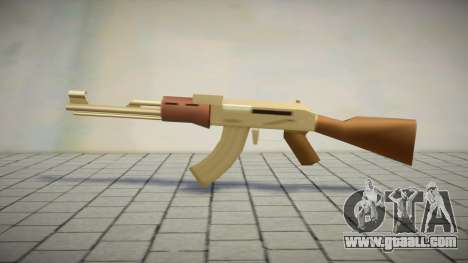 Gold AK47 for GTA San Andreas