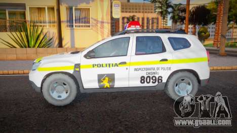 Dacia Duster Moldova Police for GTA San Andreas