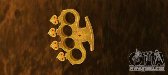 Brass knuckles Spades for GTA Vice City