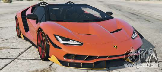 Lamborghini Centenario Roadster Smashed Pumpkin for GTA 5