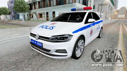 Volkswagen Polo Sedan Polis for GTA San Andreas