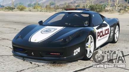 Ferrari 458 Italia Seacrest County Police for GTA 5